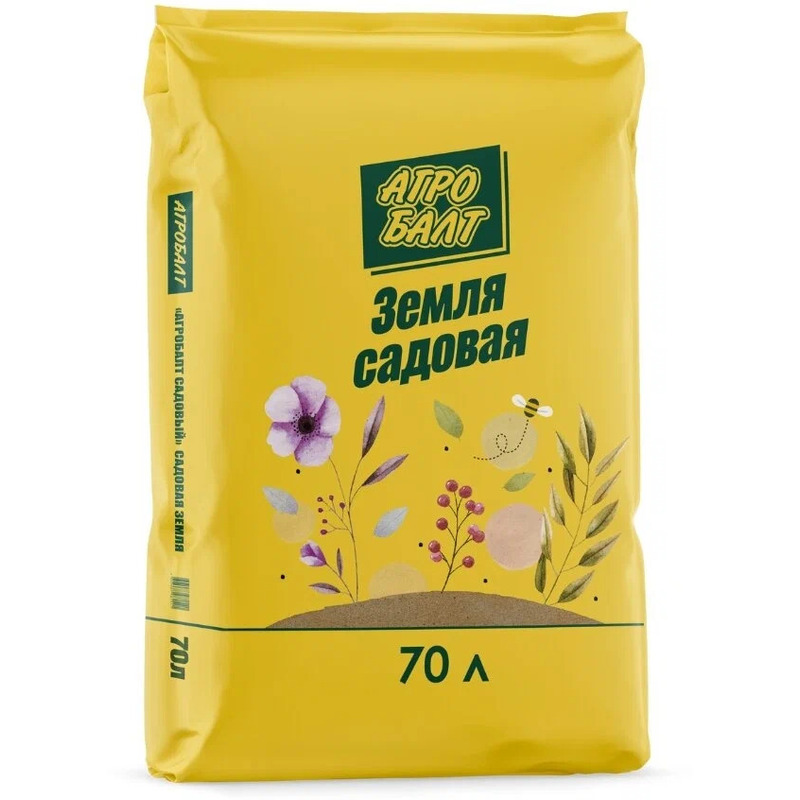Почвогрунт Садовая земля 140 л Агробалт