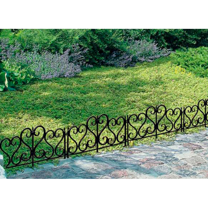 Ограждение "Ажурное" 25*300см, черный