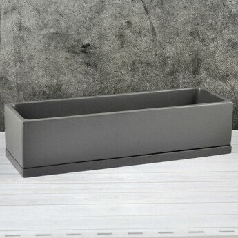 Горшок цветочный Графит кактусник 45*13/h16см NK50/15