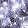 Гирлянда электрическая вьюн 9м 100 LED белый пост. свечение ПВХ прозр. 220В 384025 СНОУ БУМ